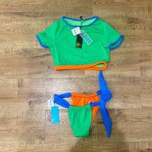 One One swimwear bikini top (L) and bottom (M)